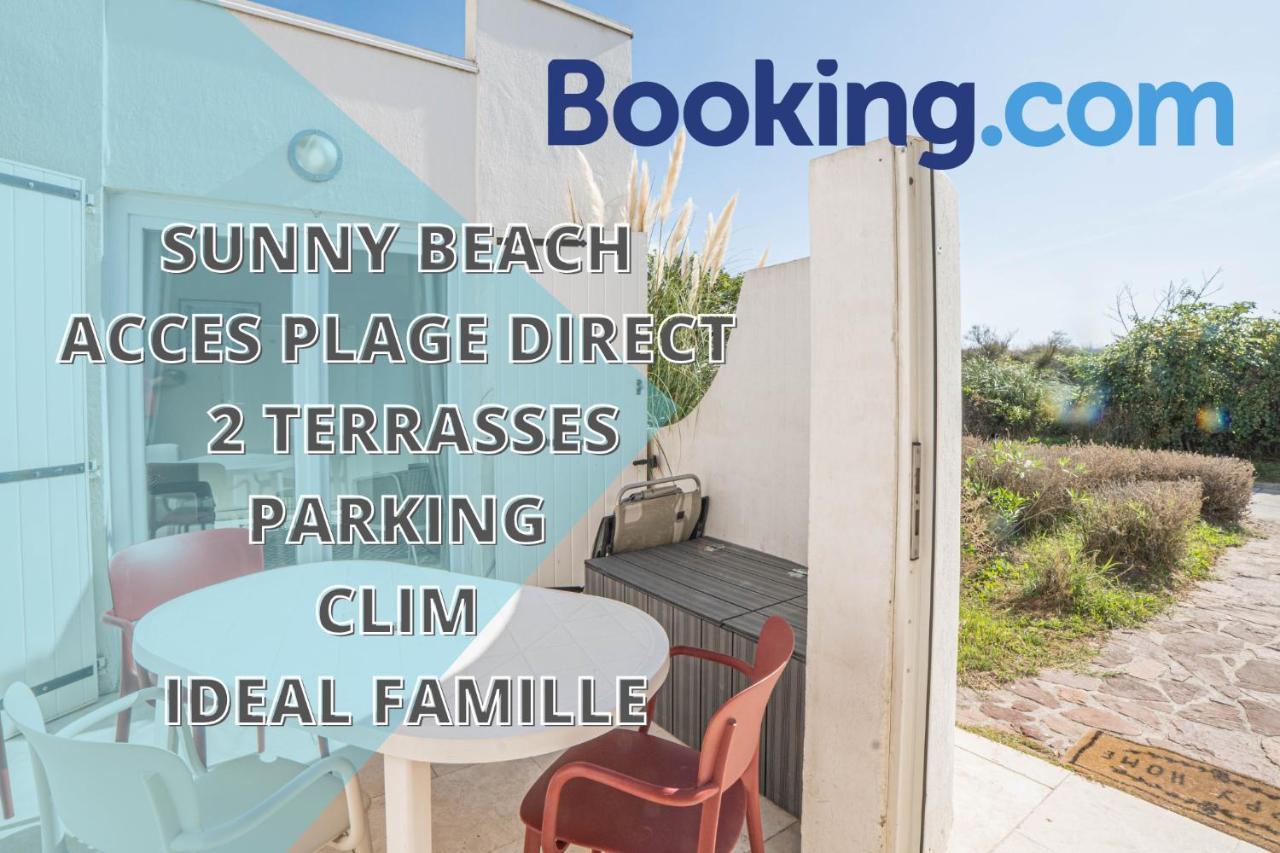 VILLA SUNNY BEACH CLIM ACCES PLAGE PARKING FAMILLE - CoHôteConciergerie La Grande-Motte Exterior foto